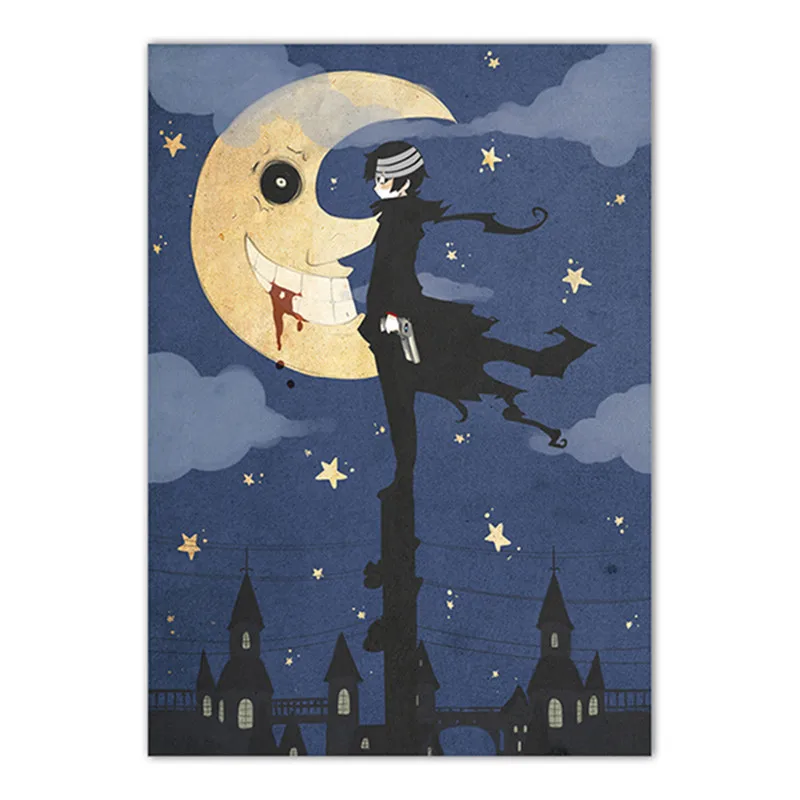 Cartaz Clássico Anime Soul Eater, Impressões De Papel Kraft Vintage,  Pintura De Arte, Decoração De Quarto De Casa, Adesivos De Parede -  AliExpress