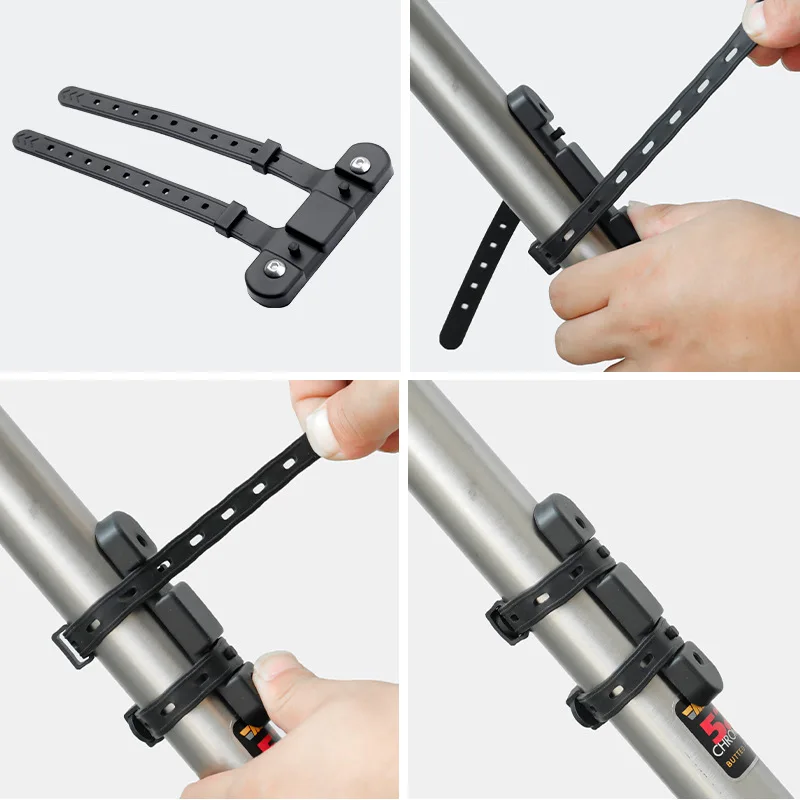Bicycle Water Bottle Cage Bicycle Water Kettle Mount Adaptor Elastic Silicone Bandage