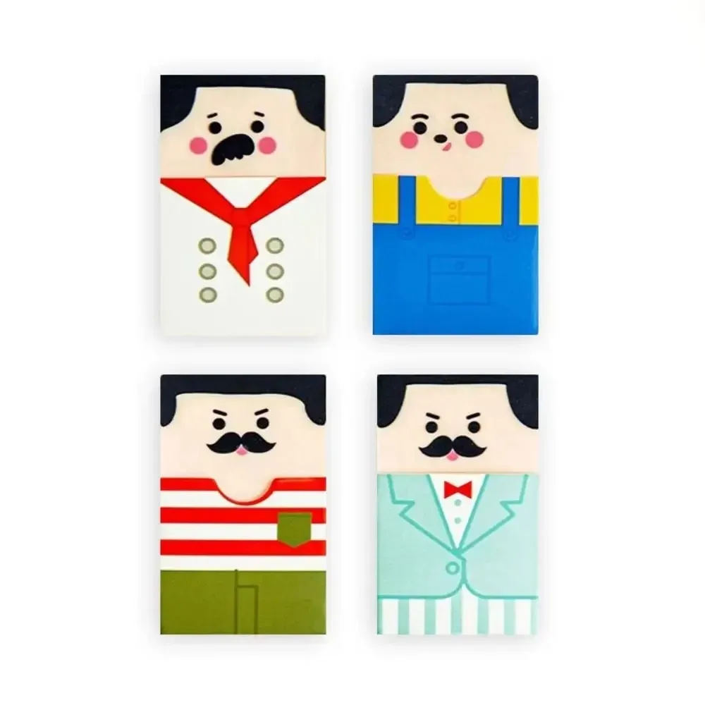 1/2/4개 랜덤 탈모형 지우개 스마트 지우개 밤샘하는 탈모 학생용 문구류