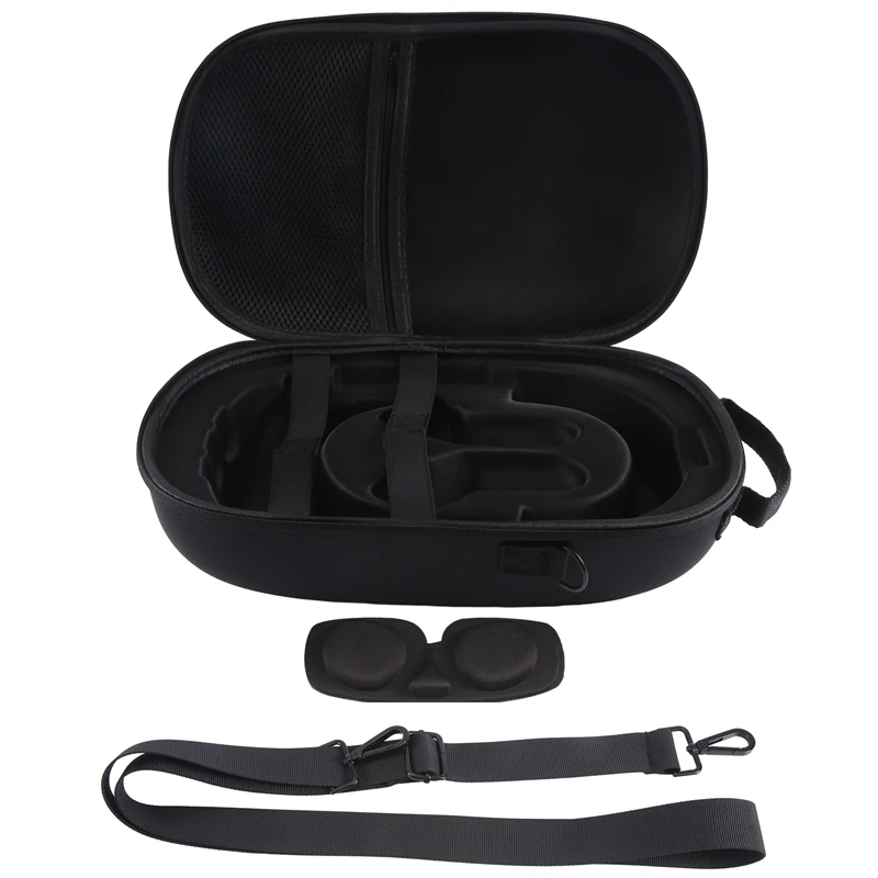 

Storage Bag+Shoulder Strap For Meta Quest3 VR Headset Case For VR Protection Shell Box Black