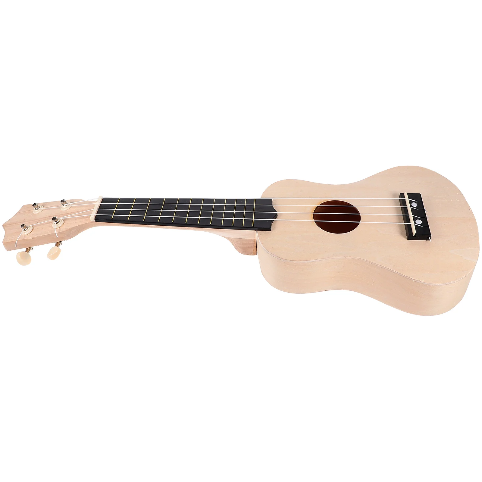 

Hand-assembled Ukulele Material Kit Kid Toys Guitar Self-painting DIY Graffiti Wooden Child