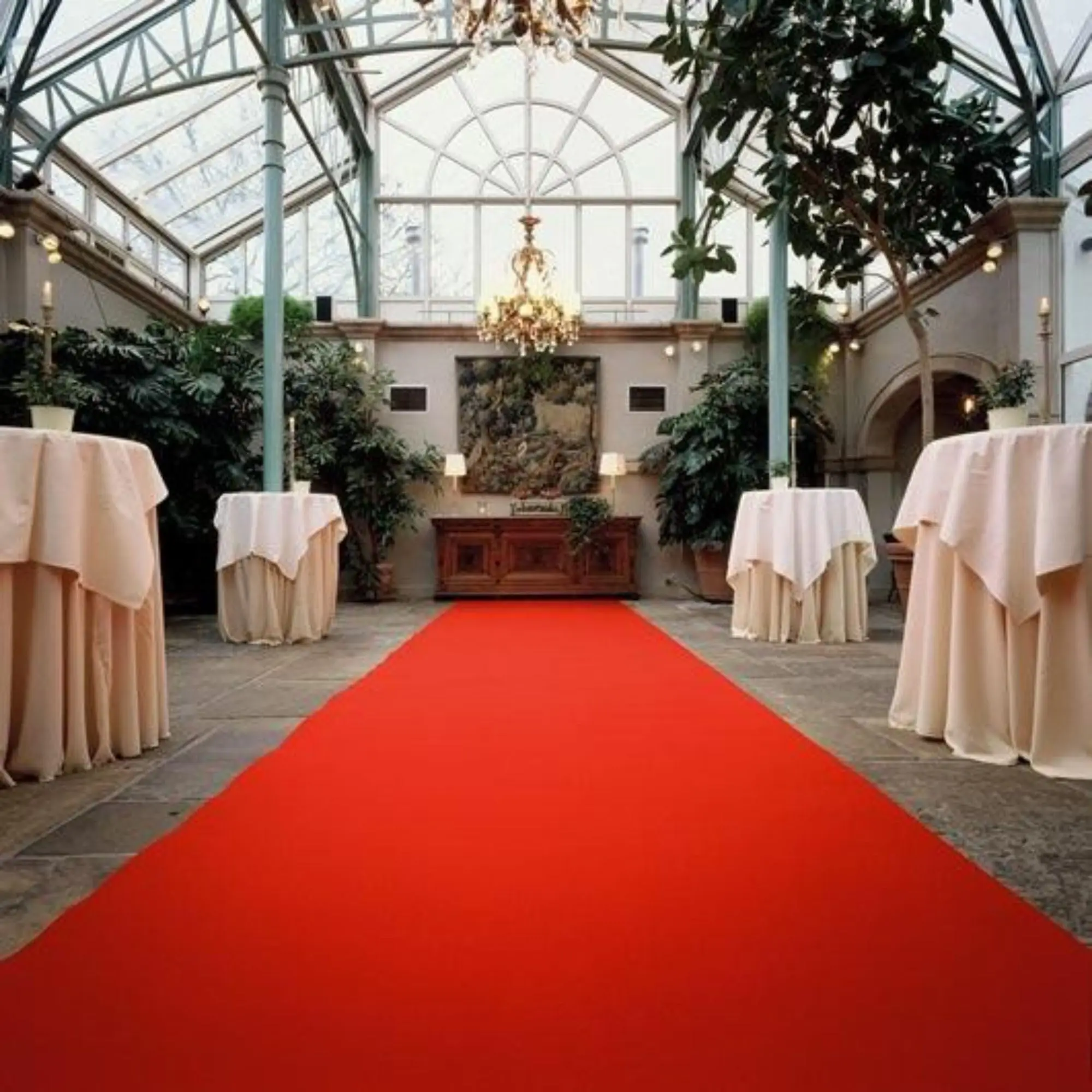 Red Carpet Wedding Press Conference Stage Stairs Wedding Graduation Ceremony Outdoor Corridor Running Carpet