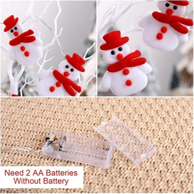 Snowman Christmas Tree LED Garland String Light merry Christmas decorations for home 2022 Cristmas ornament xmas Navidad gifts