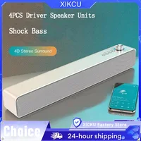 Original Bluetooth Subwoofer Soundbar TV Audio Echo Wall Computer Speaker Home Theater Music Wireless Blueooth Speaker Gift