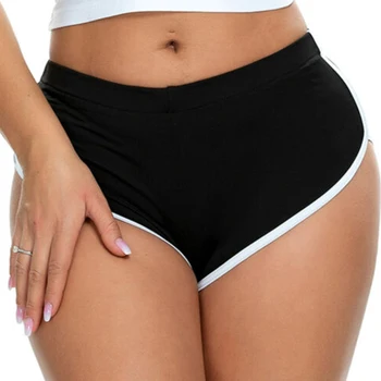 Womens Sports Yoga Shorts Fitness Running Training Panties Beach Casual Pants Workout Gym Hot Shorts Solid Color Pants