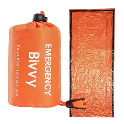 Survival Sleeping Bag Waterproof Lightweight Blanket Survival Gear Waterproof Lightweight Blanket Portable Survival Bivvy Sack