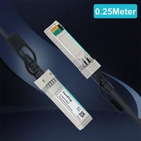 GoodTop 10Gb SFP+ DAC Twinax Cable(0.25m),10G Direct Attach Copper Passive,Compatible with Cisco,MikroTik,Netgear,HORACO Switch 2