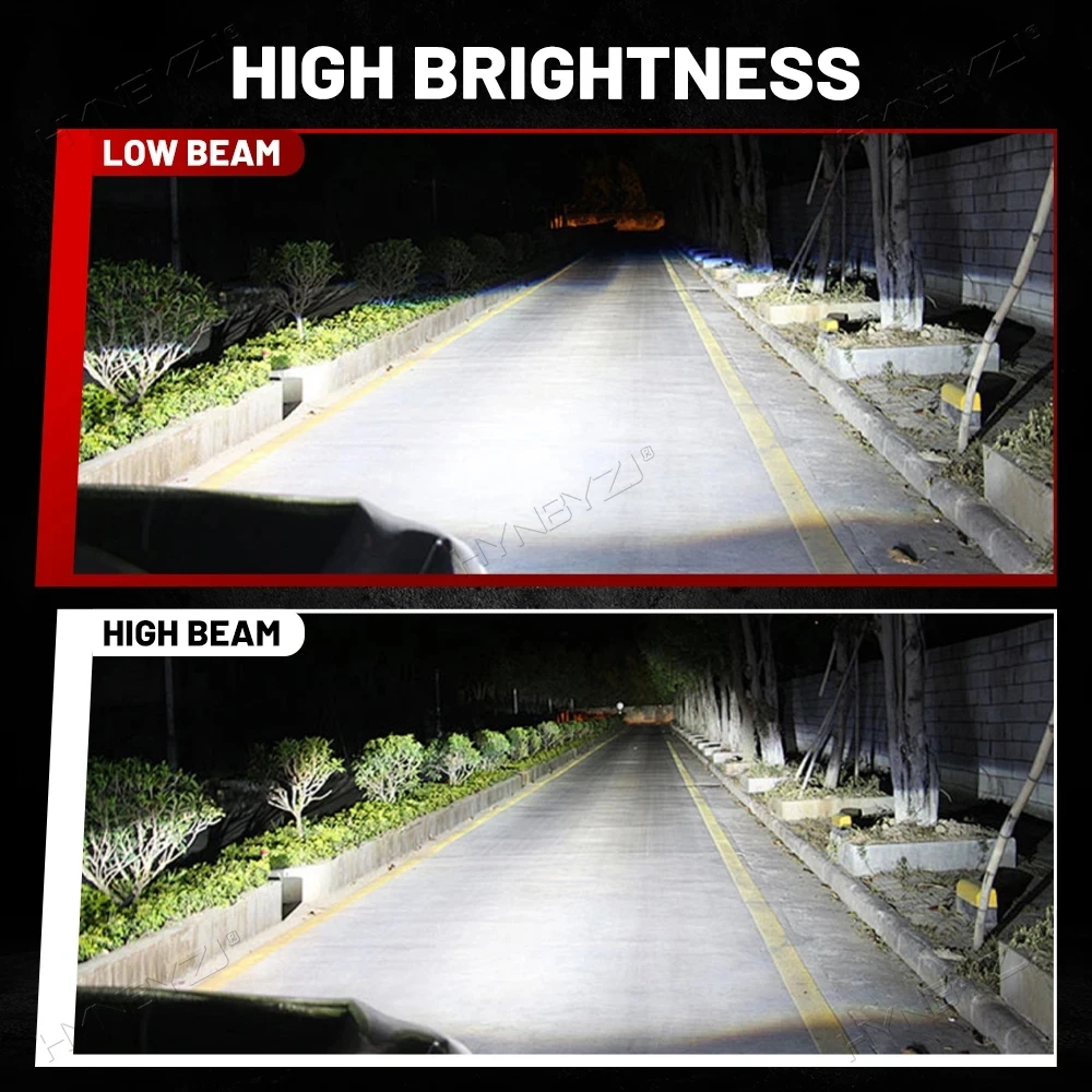 High Power 3000W 24v Led Headlight for Cars Headlight Canbus 12v 24v HB3 HB4 H1