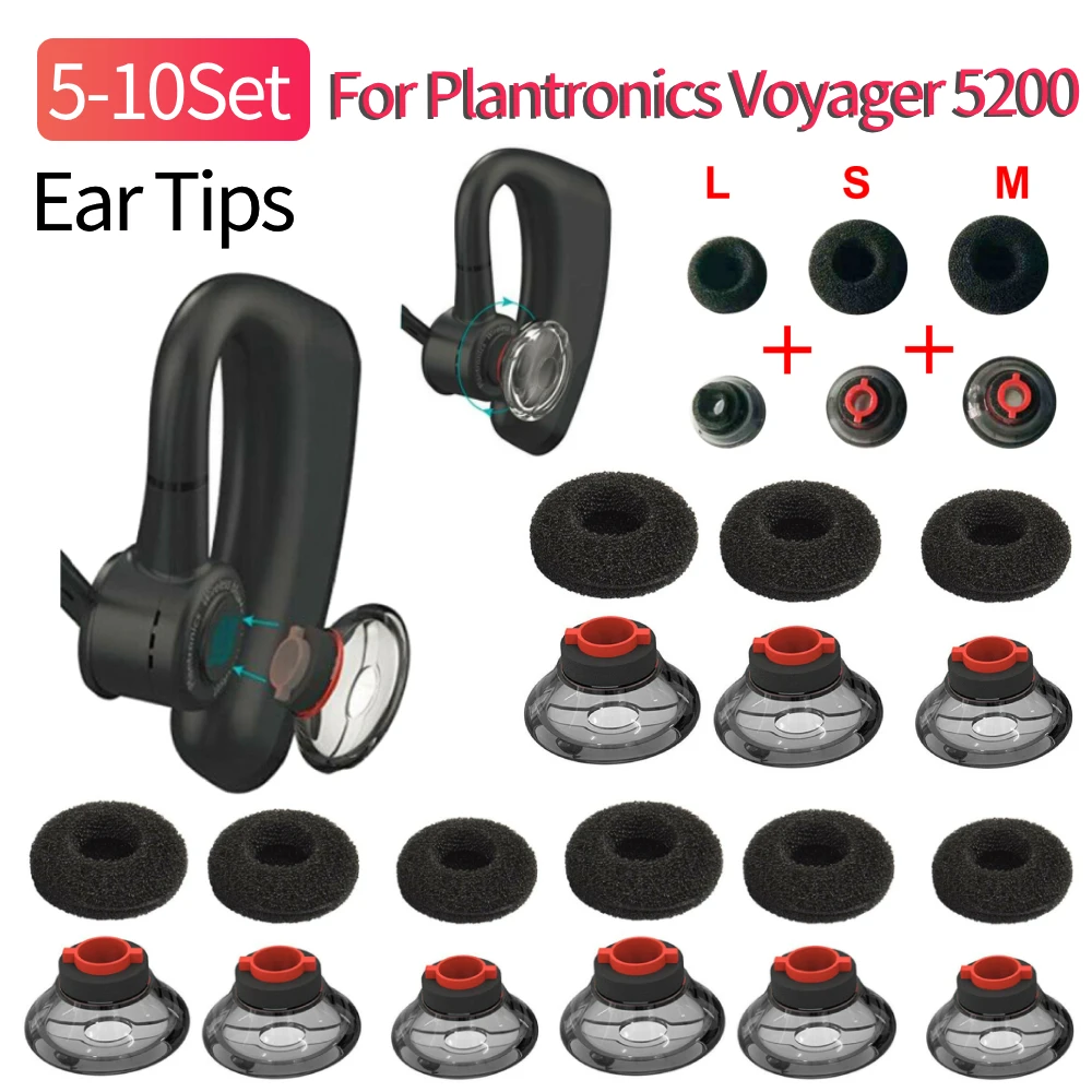 Ear Tips Plantronics 5200 Earbuds Wireless Headset Plantronics