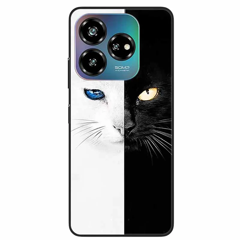ZTE Blade V60 Design Black Soft TPU Silicone Back Cover - Sleek Protective Phone Case