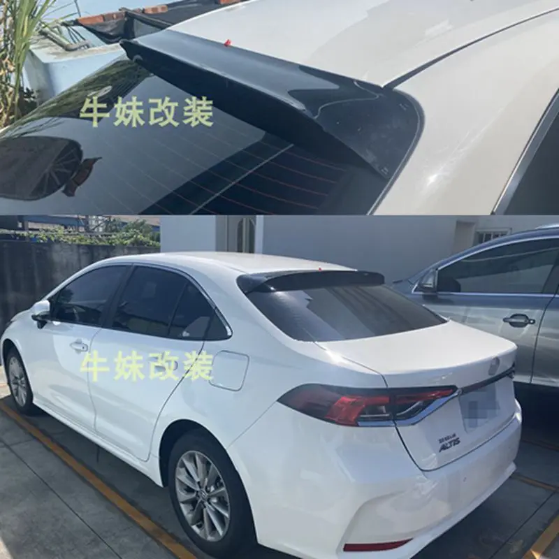 

Car Tail Wing Decoration Rear Trunk Spoiler For Toyota Corolla Roof spoiler sunshade accessories 2014-2018 2019-2022 year