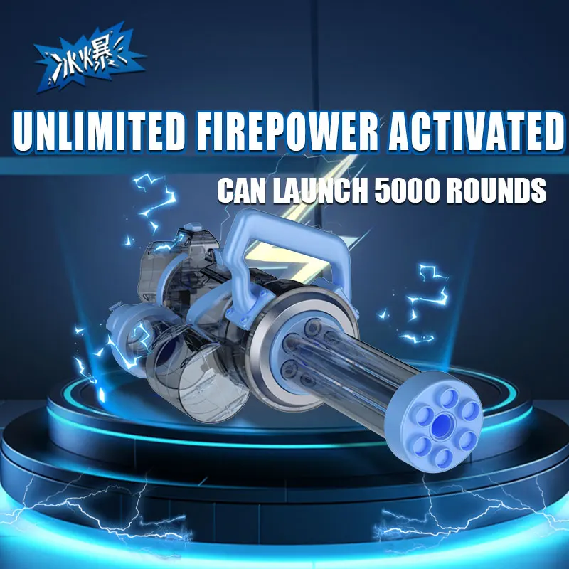 NEW Long Range Electric Water Gun High-Pressure Water gun with Large Capacity Water Tank Automatic water Summer Outdoor Toys 5