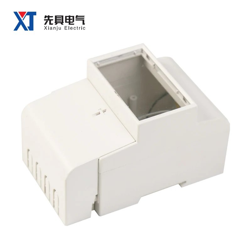 Xj-10 4P Contatore Di Energia Elettrica Shell Monofase Misuratore Di Elettricità Di Potenza In Plastica Alloggiamento Trasformatore Interno Su Guida D