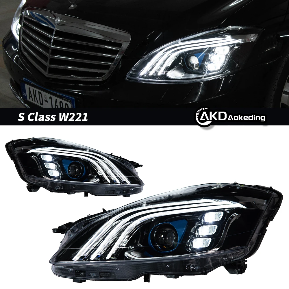 Car Lights for W221 2006-2013 S Class LED Auto Headlight