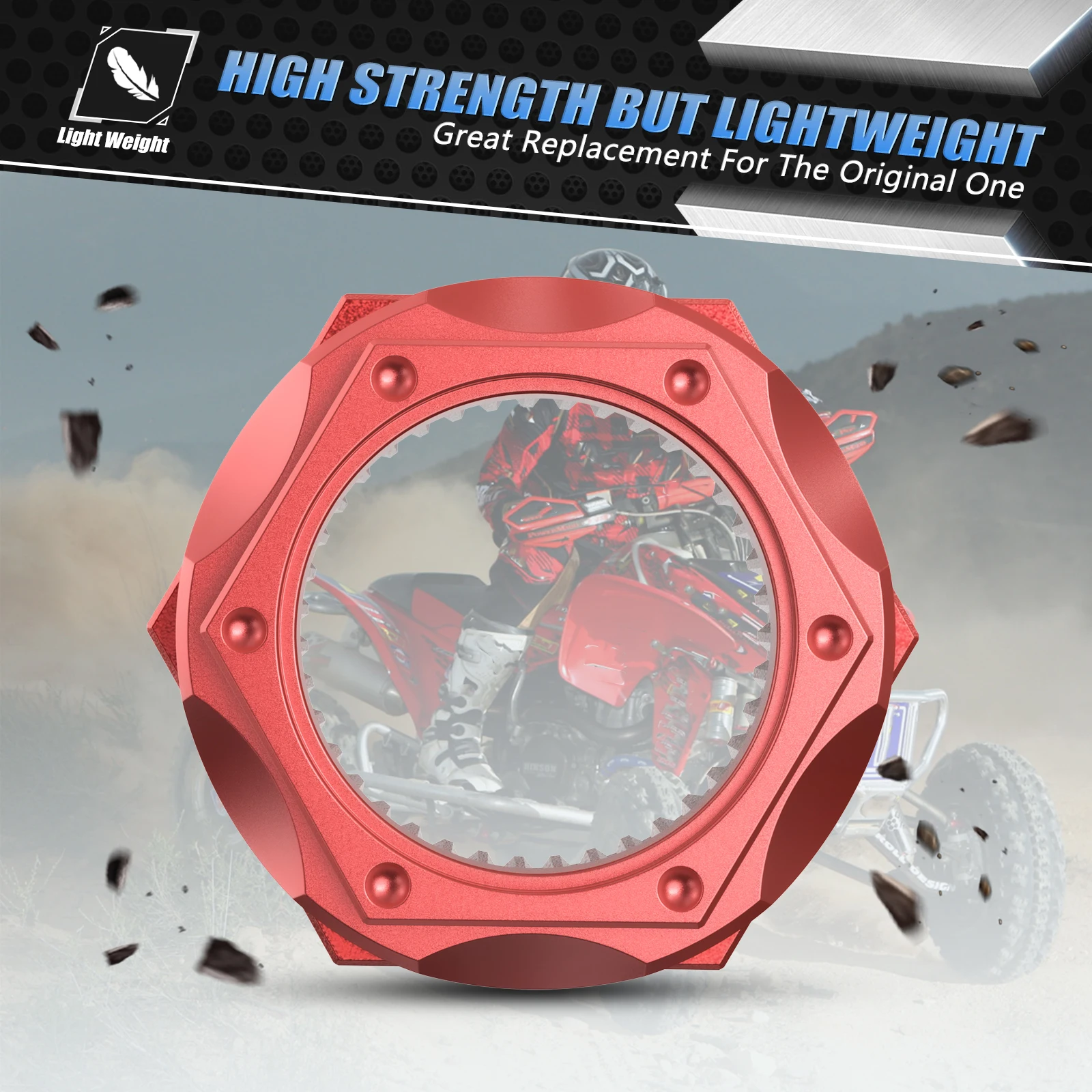 For TRX450R Rear Axle Lock Nut Assembly ATV For Honda Sportrax 300