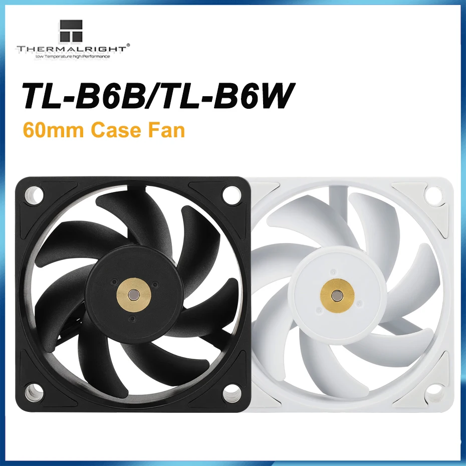 Thermalright TL-K12 - Ventola di raffreddamento per CPU da 120 mm, 4 pin, controllo PWM, 2150 giri/min, ventola di potenza PC per cuscinetti S-FDB, ventola di pressione (nero