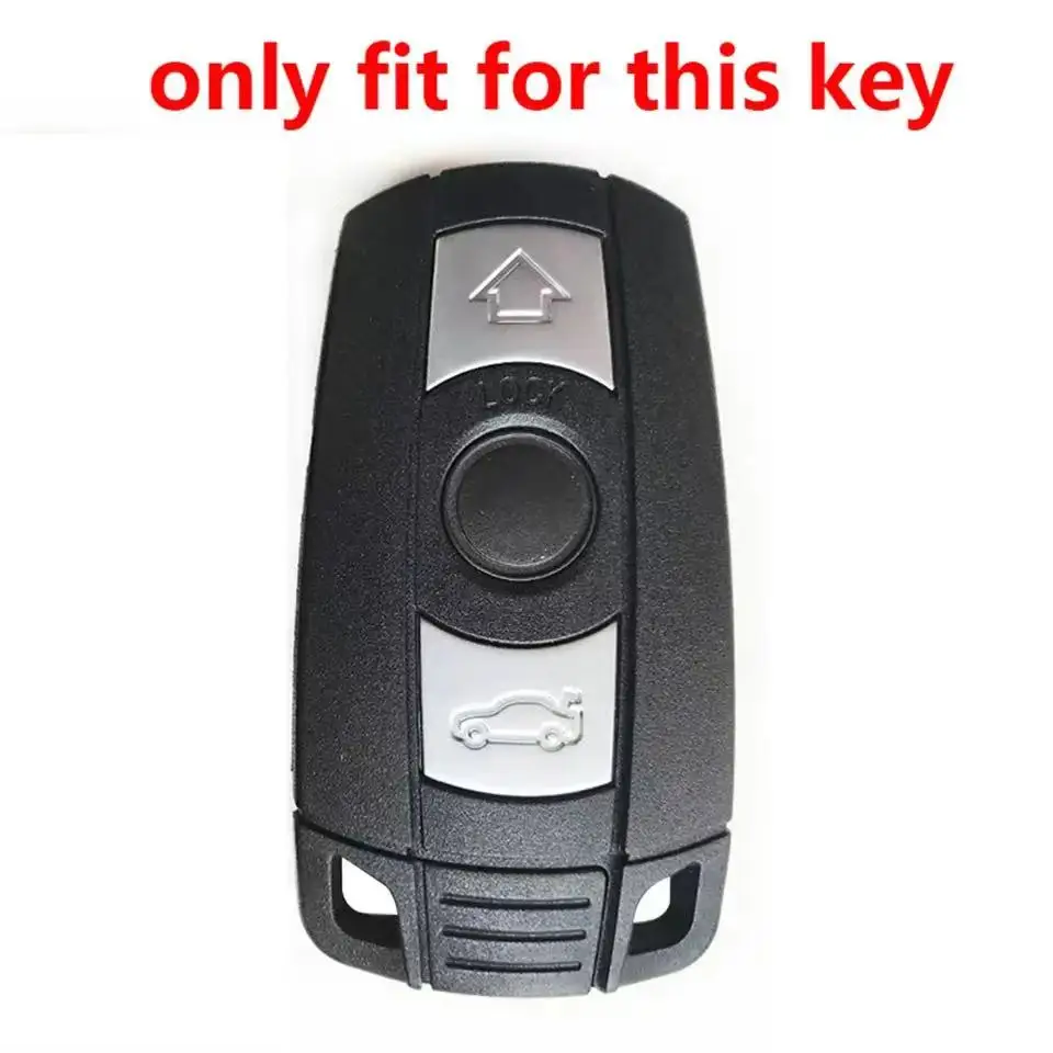 Silicone Car Key Case Cover For BMW E90 E60 X5 E70 CAS3 E61 E71 E81 E87 E88 E89 E91 E92 X6 Remote Protection Shell Accessories