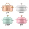 Model Doll Kitchenware Kitchen Cooking Toys Dollhouse Accessories Mini Cookware With Pot Cover Miniature Soup Pot 5