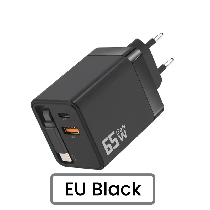 ตัวเลือกสินค้า หัวชาร์จ GaN 65W ชาร์จเร็ว iPhone 16 Pro Max