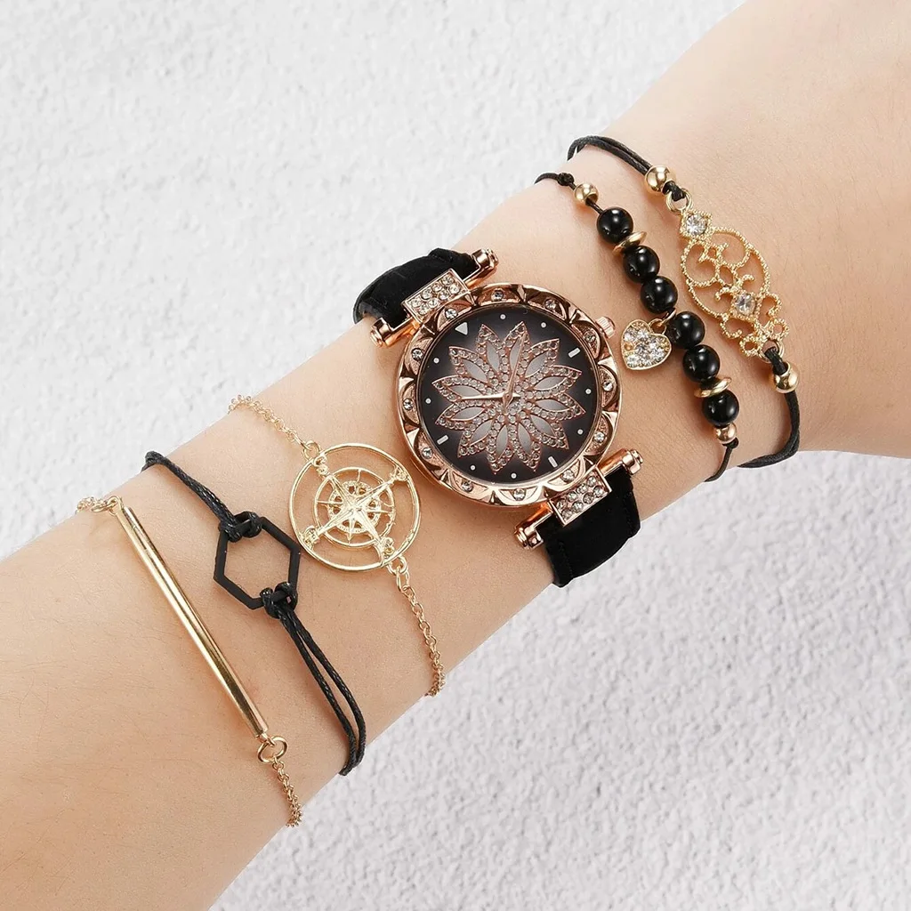 

Watch For Women Watches 2022 Best Selling Products Luxury Watch Luxury Brand Reloj Mujer Watch Bracelet Set Time to Run Quartz