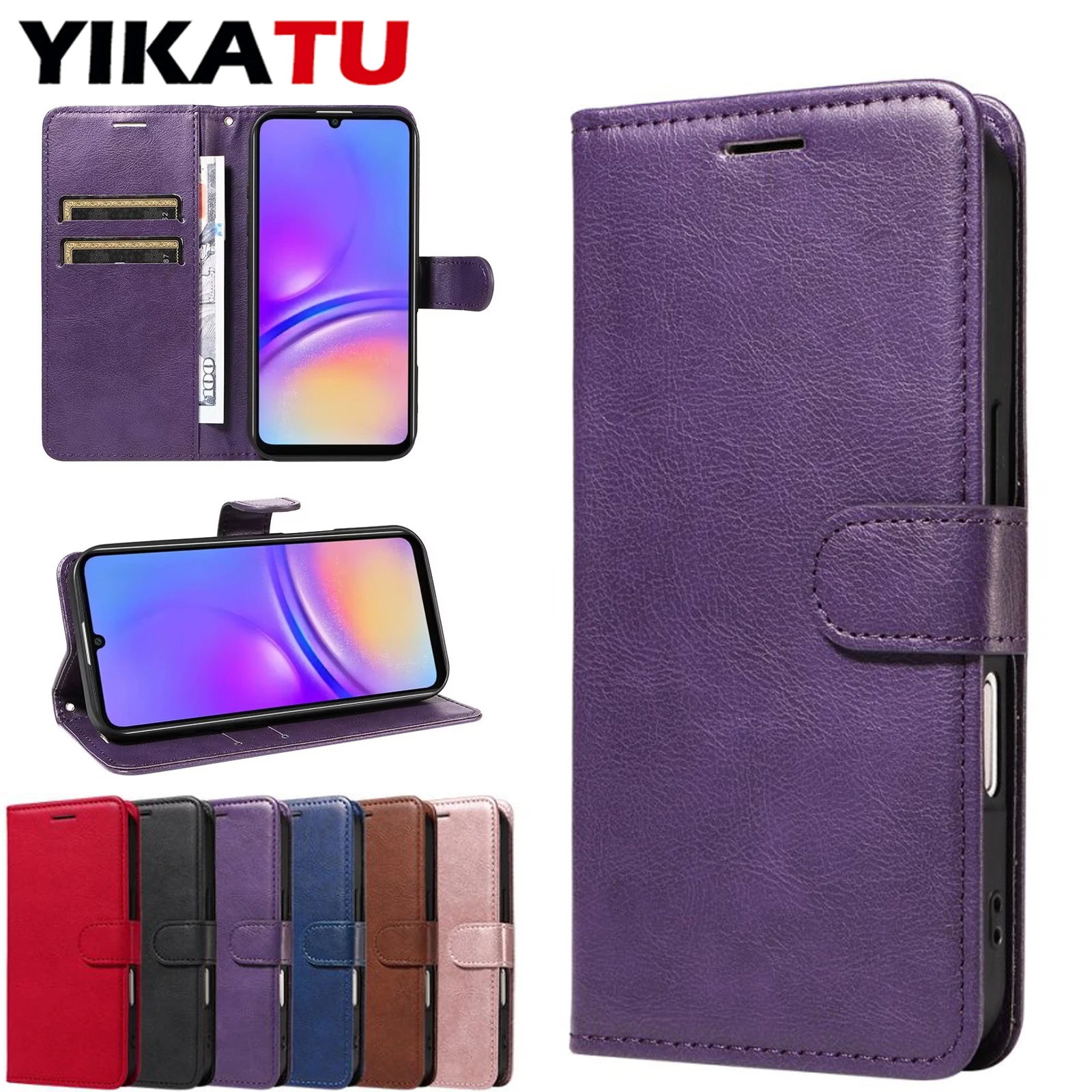 Leather Wallet Phone Case - Elegant and Durable Design