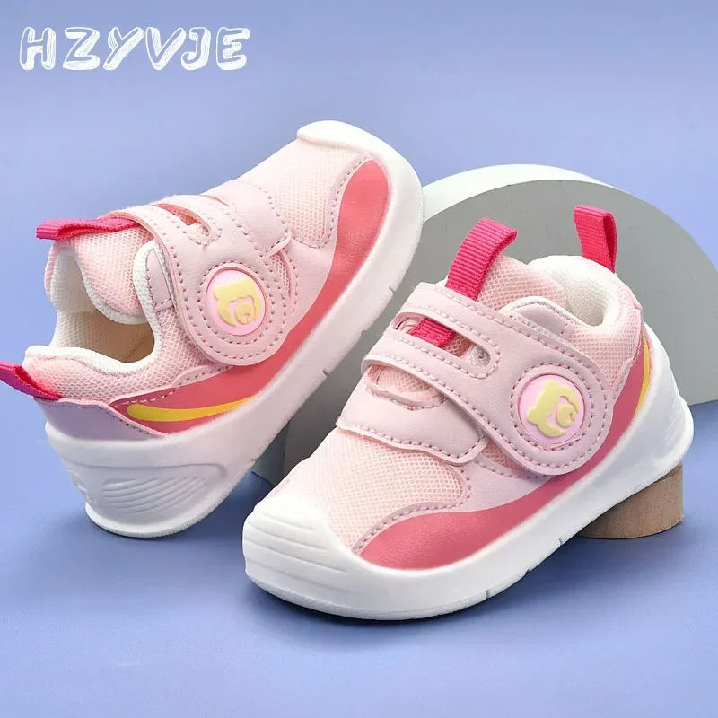 Baby Walking Shoes Spring and Autumn Mesh Upper Breathable Casual Shoes 1-2 Year Old Toddler Kid's Soft Sole Functional Shoes