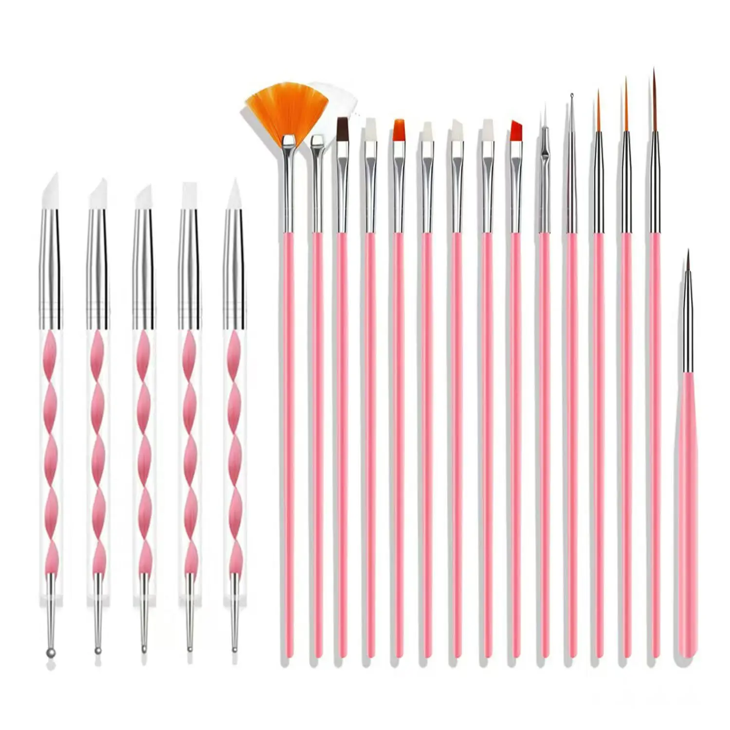 Nail Art Creativity Kit | Complete Set with Brushes, Dotting Pens, Practice Holder & Adhesive Putty