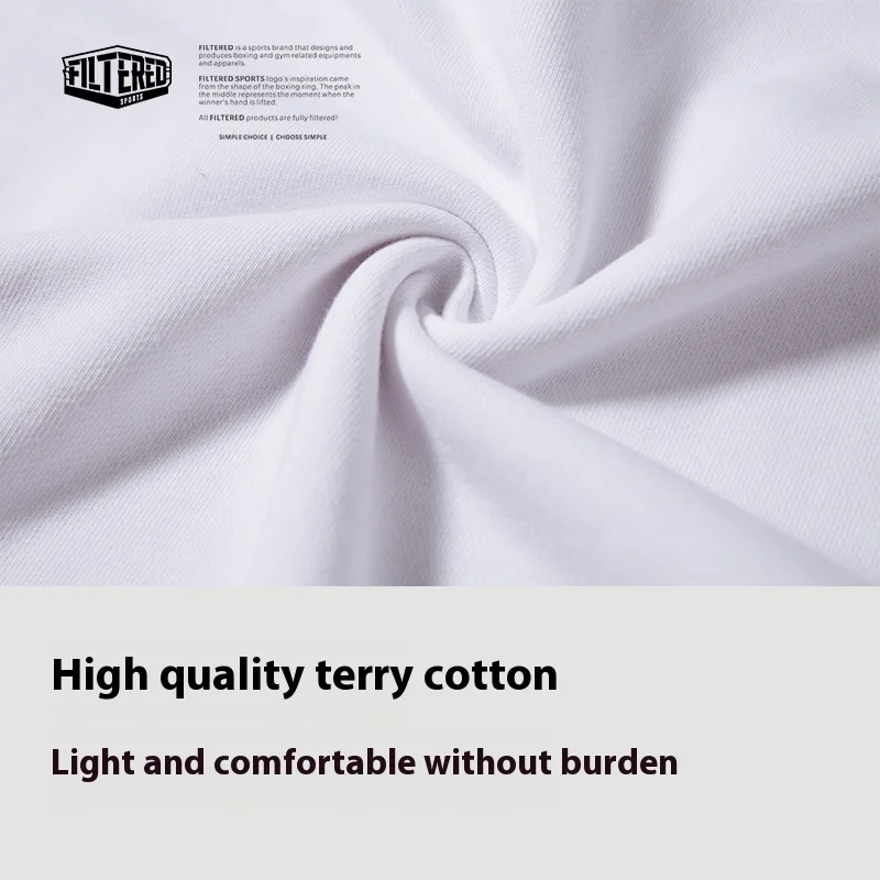 FILTERED Men's Cotton Athletic Couple Sweatshirt Round Neck Women's Autumn and Winter Boxing Wear Casual Fitness Clothes TMY010