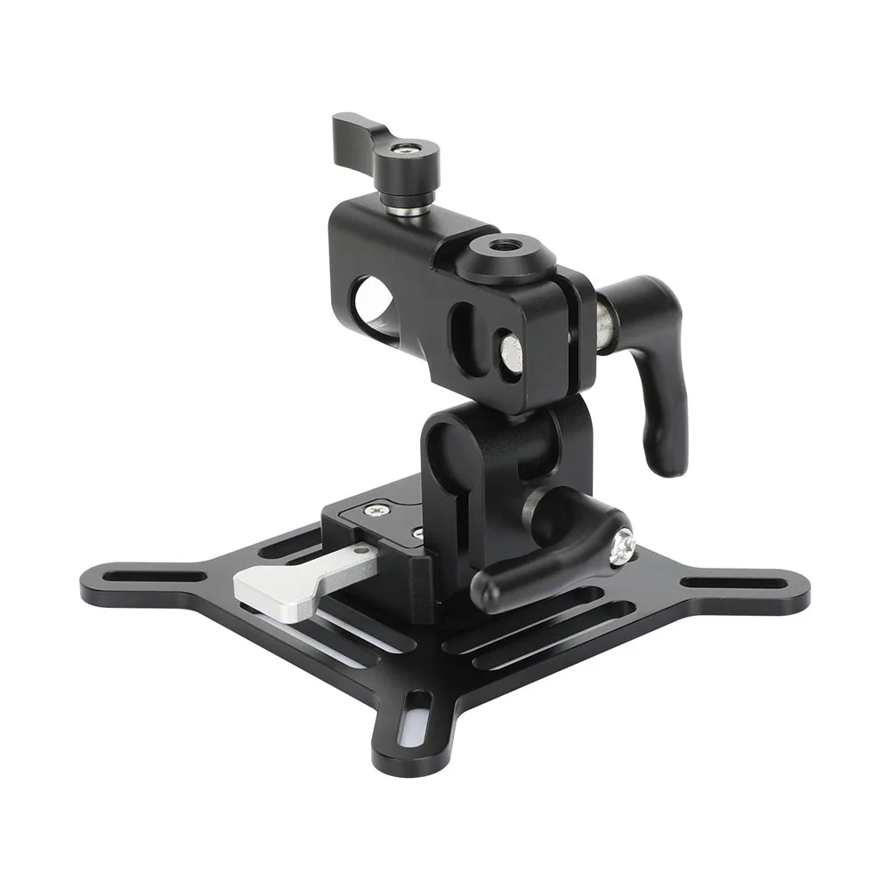 Adjustable VESA Monitor Bracket with with 360° Pan and 5/8" Pole Mount Onto C-S