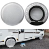 Car Tire Covers For RV Truck Camper Trailer Universal Vehicle Wheel Protector Car-Styling 27-29 inch Tyre Storage Bag 4 Pcs 1
