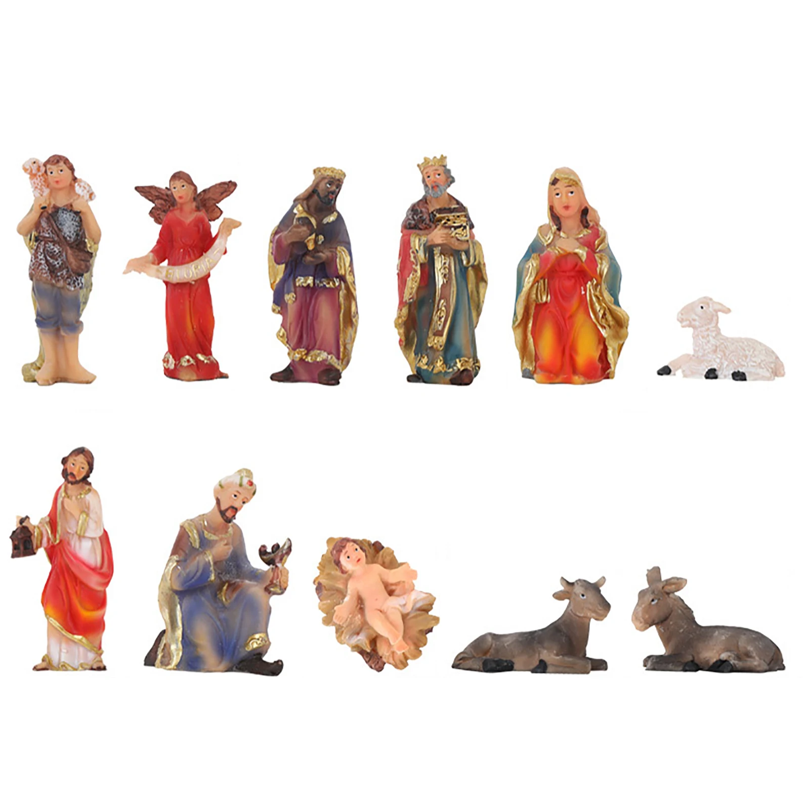 JINGAN Statues et Jésus | crèche | Mini Figurine Religieuse bébé Jésus,  Statue décorative bébé Jésus pour l'église à la aison