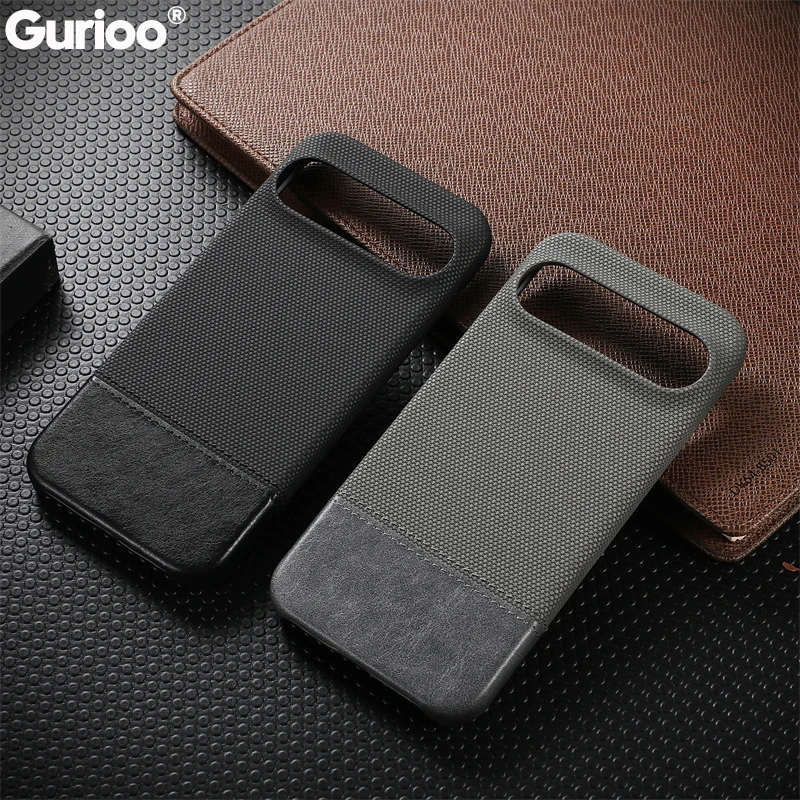 Luxury Matte Cotton Linen Soft Leather Phone Case - Frameless Anti-Fingerprint Shockproof Cover