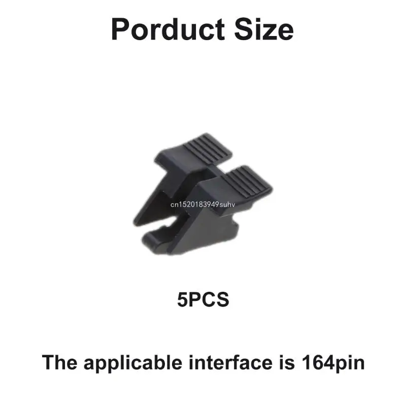 Fishtail 고정 클립 소켓 교체가있는 데스크탑 컴퓨터 메인 보드 용 5Pcs PCIE 16x 그래픽 카드 슬롯 소켓