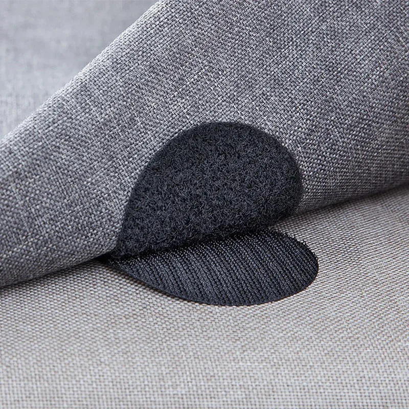 10/40pairs Strong Self Adhesive Fastener Hook and Loop Tape Sticky Dots Adhesivo Redondo Glue Tape Bed Sofa Mat Carpet Sticker