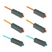 4Sets MOC Brick 1x4 with Spring Shooting Mechanism 15400/72387 Arrow 8 for Shooter Weapon 15303/29340  3 Colors to Choose From 1