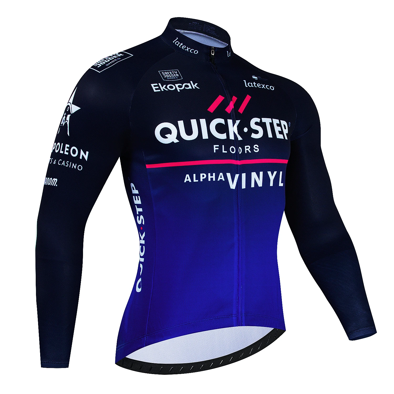 Quick Step Spring and Autumn Cycling Clothes Long sleeved Men's Mountain Bike Shirt Team Bike Wear Summer Outdoor Clothes bike cycling clothes