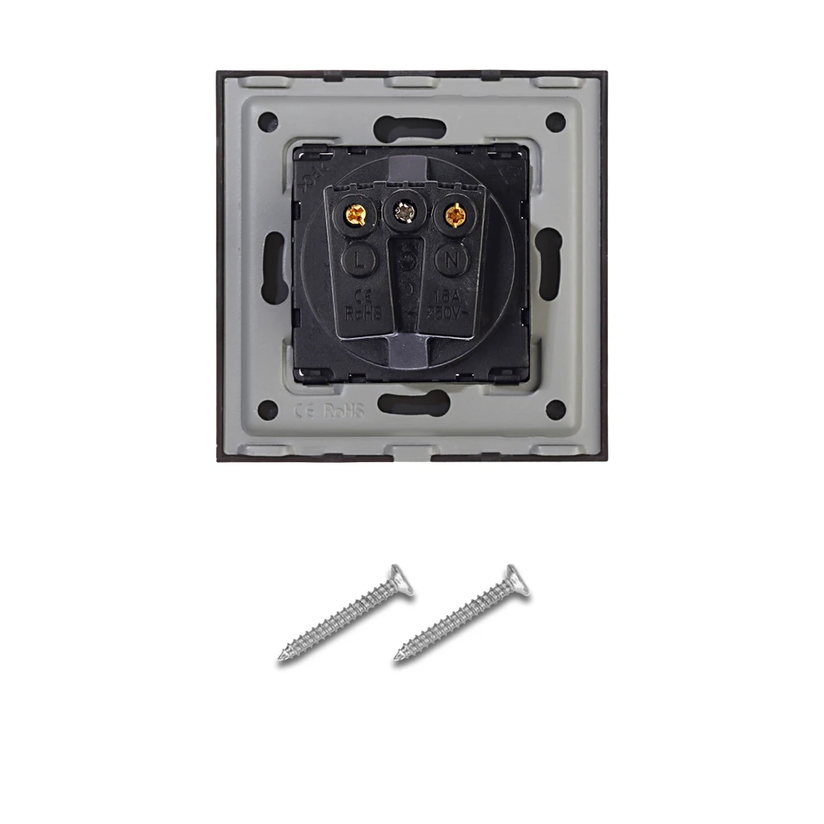 Bingoelec luz preta interruptor do sensor de