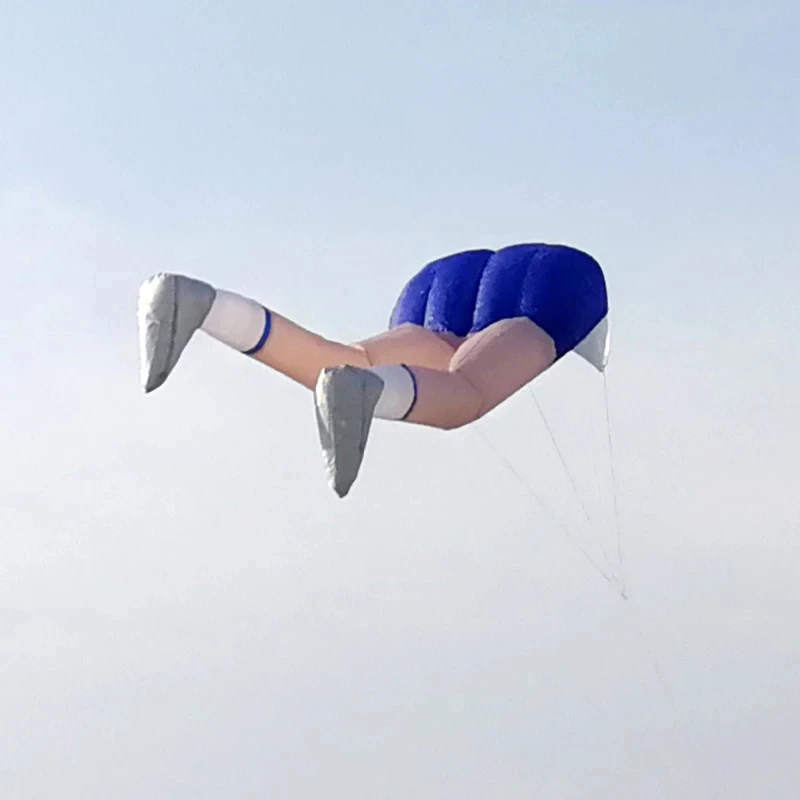 3D skeletonless long-leg soft kite large high-end pendant funny funny creative strange kite outdoor flying parent-child 3