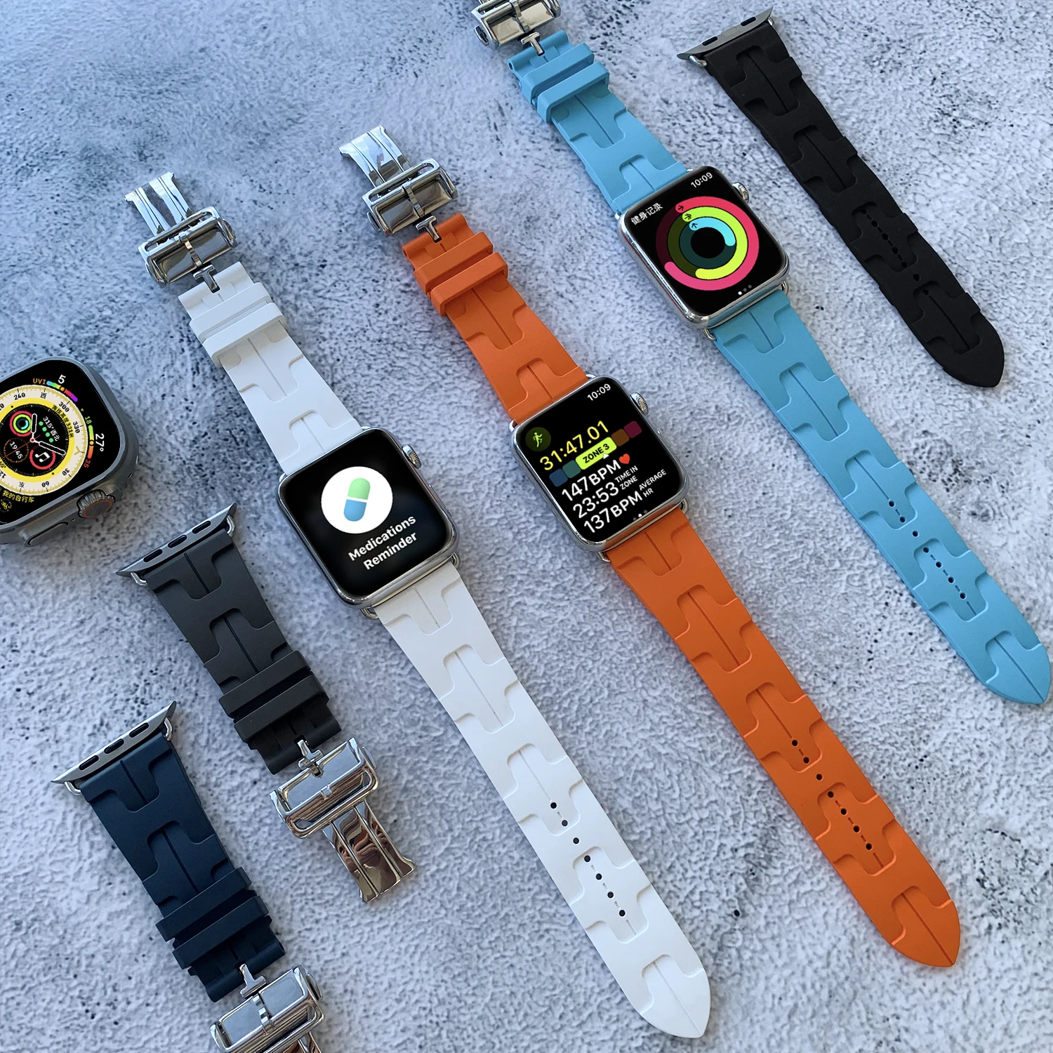 Apple Watch HERMES キリム ベトン 42mm アップルウォッチ ベトン 