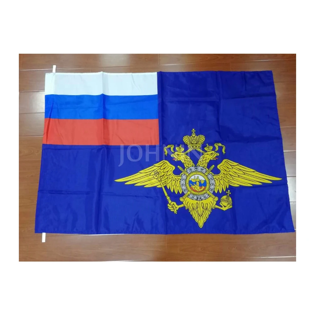 Подвесной флаг из полиэстера 90*135 см, флаг Федерального министерства внутренних дел России