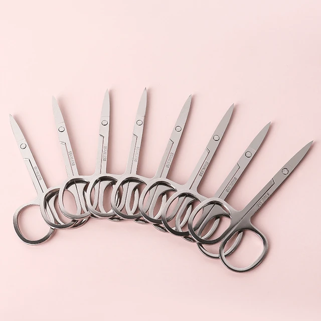 Skin/nail Care Small Scissors in Different Shapes and Sizes. (Eye Brow  Scissor 3.5 Curve Inox Laser Tip)