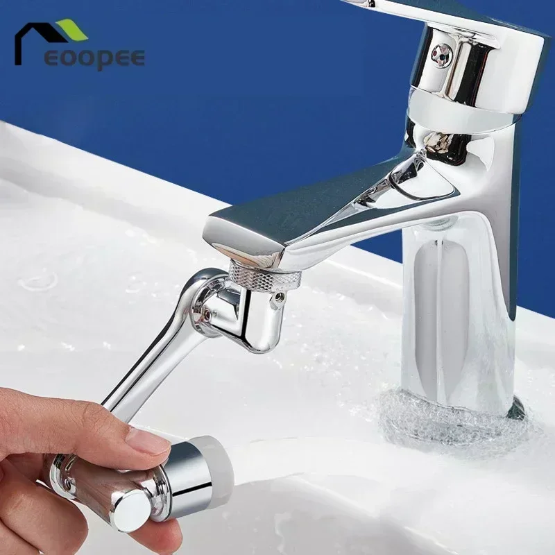 10pcs Two-speed switching arm Universal faucet anti-splash nozzle bubbler Extension 1080&deg; rotating arm