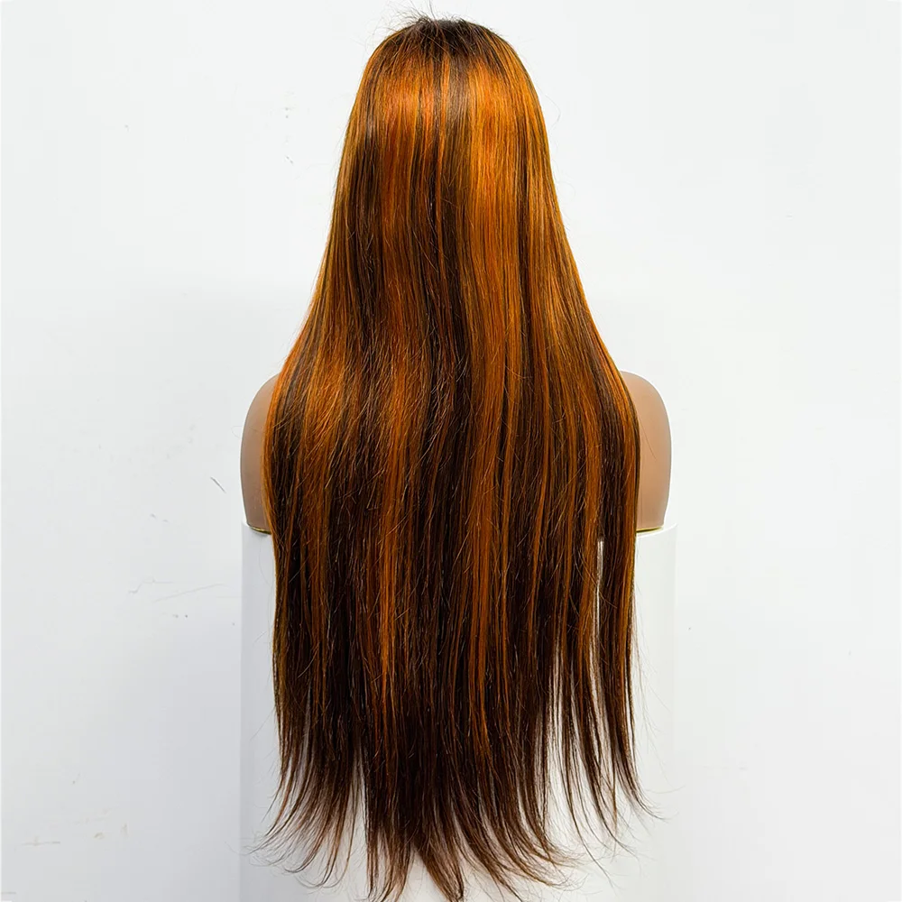 4x4  Straight Human Hair Wig 280% Density 100% Human Hair Straight Wig For Black Women