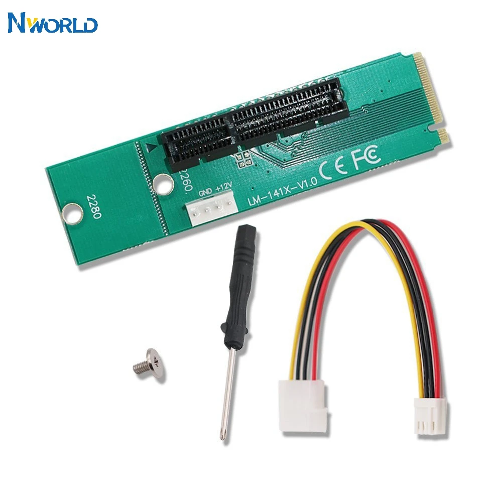 

Лидер продаж, переходная карта NGFF к PCI-E, M.2 порты к PCIE, Расширительная карта NGFF к PCI-E X4, адаптер слота для BTC Miner, добывающая машина