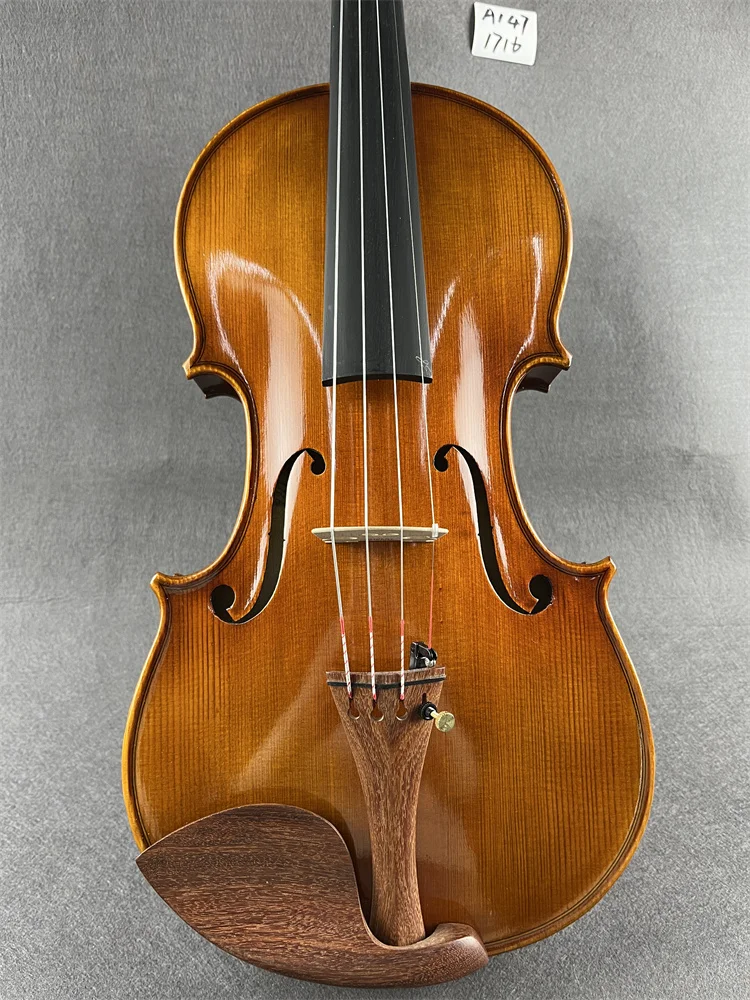 Professional Concert Level Stradivari "Messiah&ldquo; Copy Hand Made 4/4 Violin Musical Instrument w/ violin case 4/4 A147