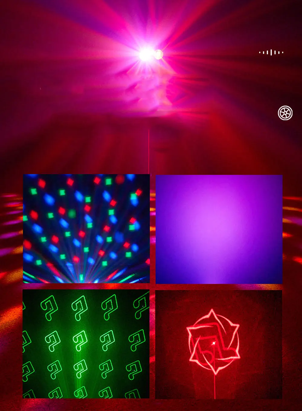 RGB Disco Ball Party Light