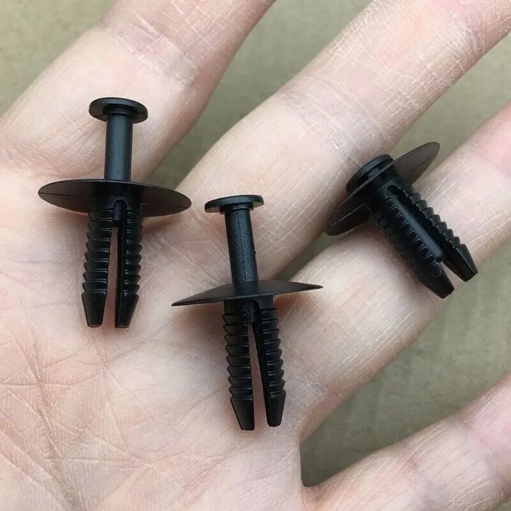 Clips De Plástico Para Parachoqu De Coche, Retenedor De Revtimiento De Guardabarros, Remach De 7mm De Diámetro, Color Negro, Para Toyota - AliExprs