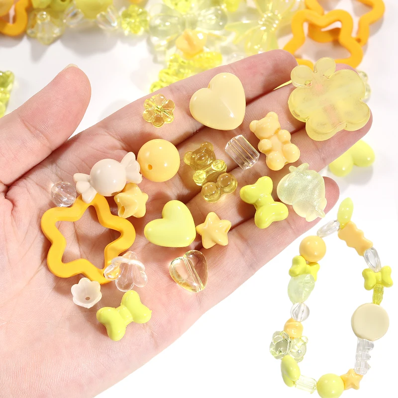 Acrylic Cute Assorted Beads for Jewelry Making Kawaii Bracelets Flower  Butterfly Beads Bulk Necklaces DIY Mobile Phone Chains - AliExpress