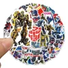 50PCS Autobot Transformers Stickers Motorcycle Car Skateboard Laptop Luggage Bike Waterproof Sticker Decals for Kids Toys 3