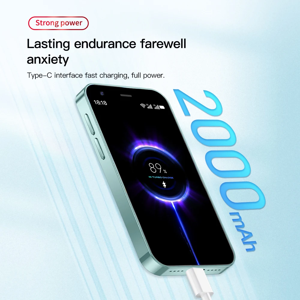 NEW SERVO Android OS Mini Smartphone 16GB ROM Dual SIM Standby Play Store 3G WCDMA WiFi 3.0" Little Smart Phones Give Smartwatch 6